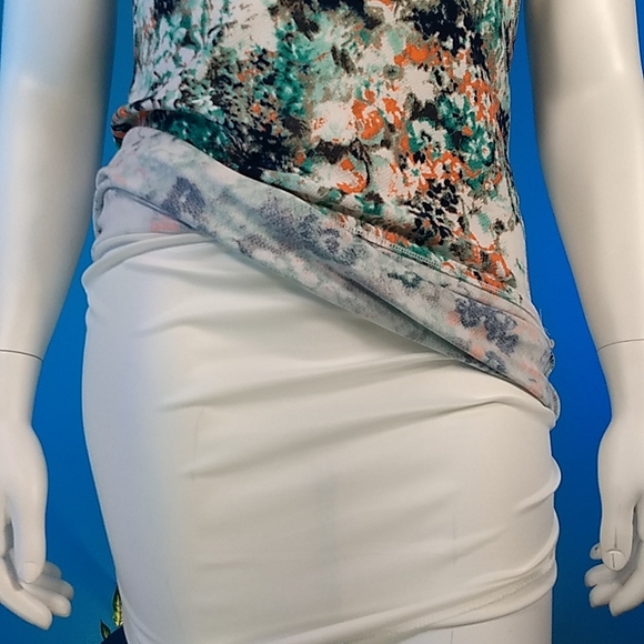 NWOT Pinkblush floral Maternity midi Dress Size L - Picture 15 of 17